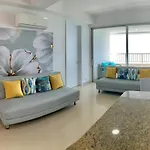 2P1-Al4 Apartamento De 2 Alcobas Frente Al Mar Con Aire Acondicionado Y Wifi