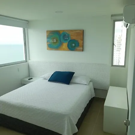 2p1-al4 Apartamento De 2 Alcobas Frente Al Mar Con Aire Acondicionado Y Wifi Apartamento