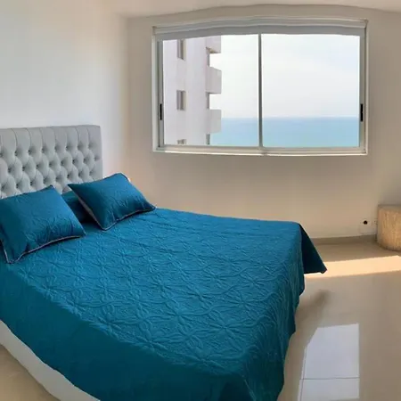 2p1-al4 Apartamento De 2 Alcobas Frente Al Mar Con Aire Acondicionado Y Wifi Cartagena