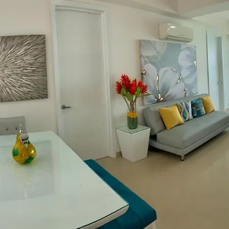 Apartamento 2p1-al4 Apartamento De 2 Alcobas Frente Al Mar Con Aire Acondicionado Y Wifi *